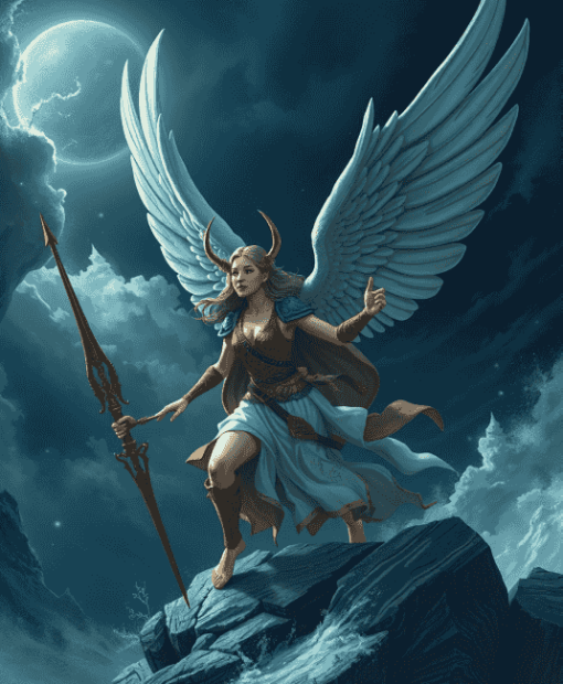 Norse Valkyrie Fantasy by Carl Emil Doepler Diamond Painting