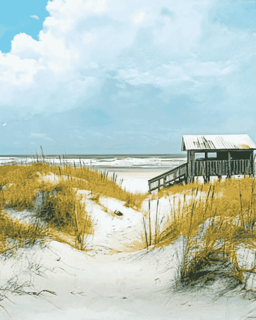 North Carolina Beach Escape Diamond Painting