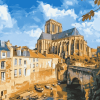 Notre Dame Boulogne Cityscape Diamond Painting