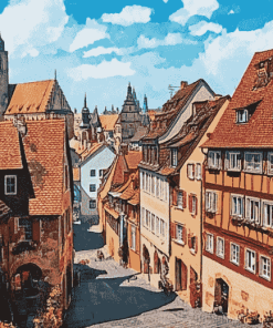 Nuremberg Cityscape Diamond Painting