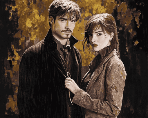 Nymphadora Tonks Remus Lupin Movie Series Diamond Painting