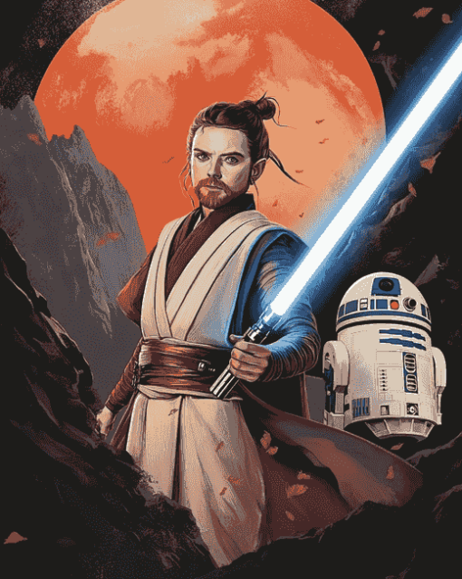 Obi One Movie Magic Diamond Painting