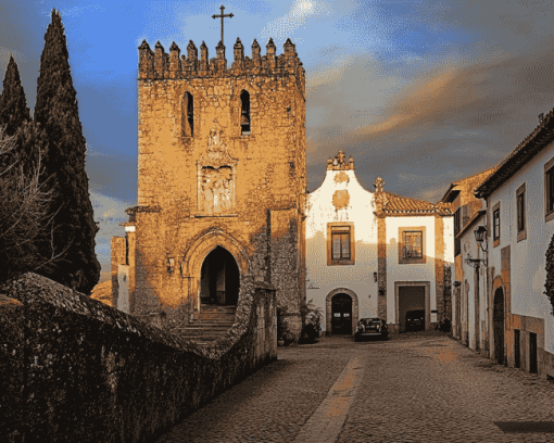 Obidos Igreja Church Diamond Painting