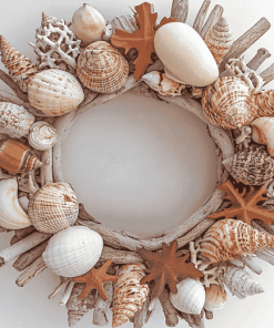 Ocean Shell Wreath Diamond Painting