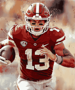 Oklahoma Sooners Player Diamond Painting