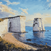 Old Harry Rocks Scenic Diamond Painting