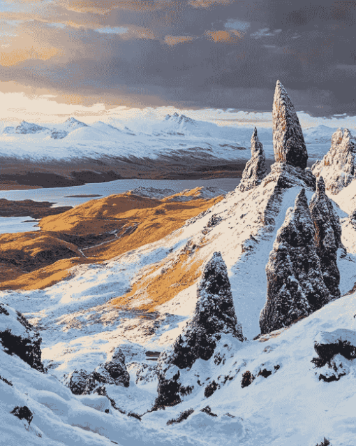 Old Man Of Storr Mountain Diamond Painting