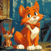 Oliver And Company Animals Diamond Painting