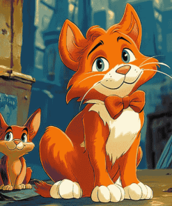 Oliver And Company Animals Diamond Painting