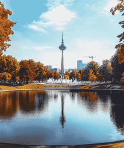 Olympiapark Scenic Diamond Painting