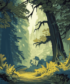 Olympic Forest Wonders Diamond Painting