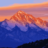 Olympus Mountain Sunset Diamond Painting