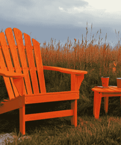 Orange Adirondack Chair Diamond Painting