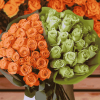 Orange and Green Rose Bouquets Diamond Painting