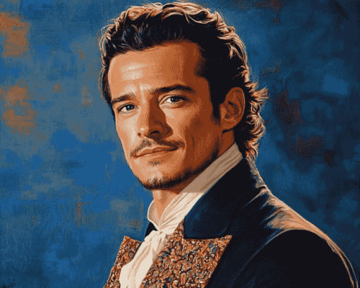 Orlando Bloom Celebrity Diamond Painting