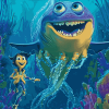 Oscar and Jellyfish Adventure Diamond Painting