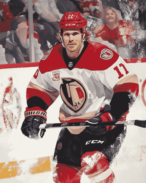 Ottawa Senators Hockey Star Diamond Painting