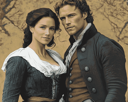 Outlander Claire & Jamie Fraser Diamond Painting