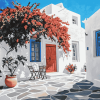 Paros Greece Island Diamond Painting