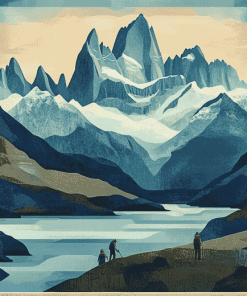 Patagonia Mountain Landscapes Diamond Painting