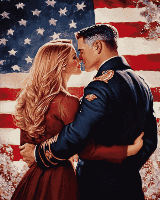 Patriotic Romance Diamond Painting