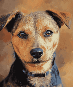 Patterdale Terrier Puppy Diamond Painting