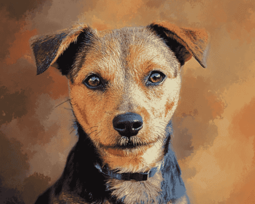 Patterdale Terrier Puppy Diamond Painting