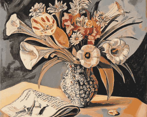 Paul Nash Vintage Bouquet Diamond Painting