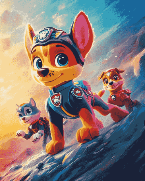 Paw Patrol Animation Diamond Painting