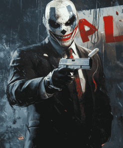 Payday 2 Game Characters Diamond Painting