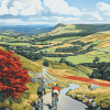 Peak District Cycling Adventure Diamond Painting