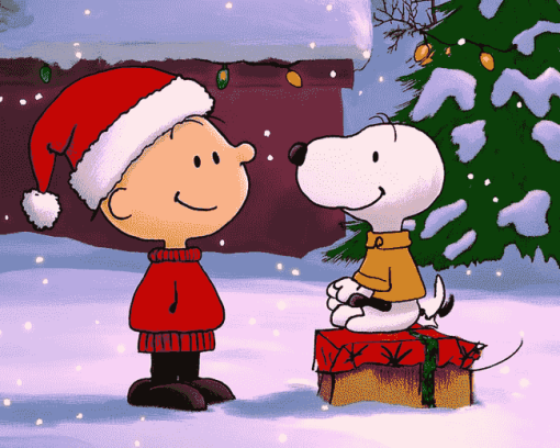 Peanuts Christmas with Charlie Brown Diamond Painting