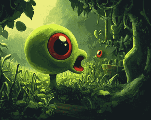 Peashooter Games Diamond Painting