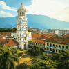 Penang Malaysia Cityscape Diamond Painting