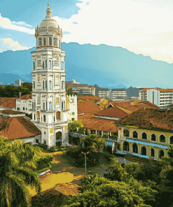 Penang Malaysia Cityscape Diamond Painting