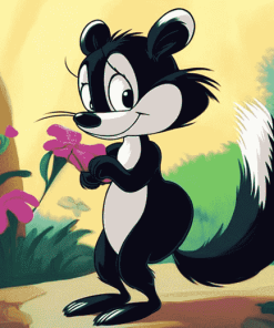 Pepe Le Pew Cartoon Diamond Painting