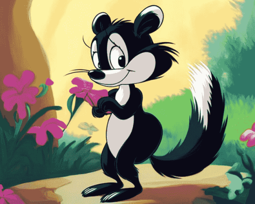 Pepe Le Pew Cartoon Diamond Painting