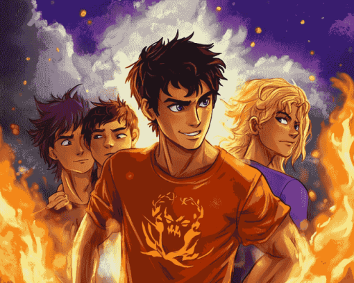 Percy Jackson Animated Series Diamond Painting