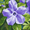 Periwinkle Purple Blossoms Diamond Painting