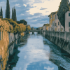 Peschiera Scenic Views Diamond Painting