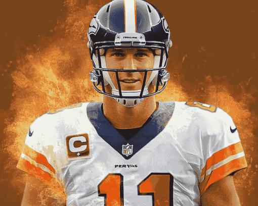 Peyton Manning Football Icon Diamond Painting