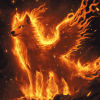 Phoenix Wolf Fantasy Diamond Painting