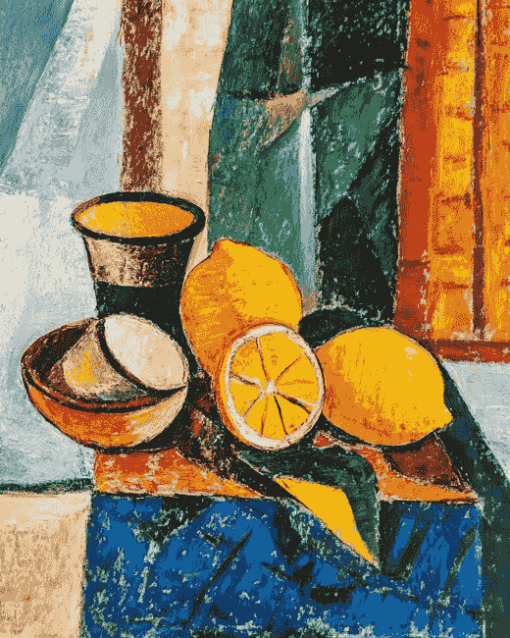 Picasso Lemons Vintage Diamond Painting