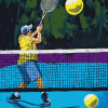 Pickleball Sports Theme Diamond Painting