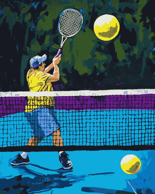 Pickleball Sports Theme Diamond Painting