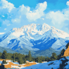 Pikes Peak Colorado Landscapes Diamond Painting