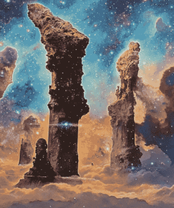 Pillars Of Creation Galaxy Diamond Painting