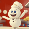 Pillsbury Doughboy Animation Diamond Painting