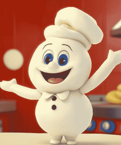 Pillsbury Doughboy Animation Diamond Painting