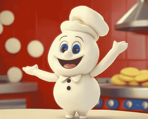 Pillsbury Doughboy Animation Diamond Painting